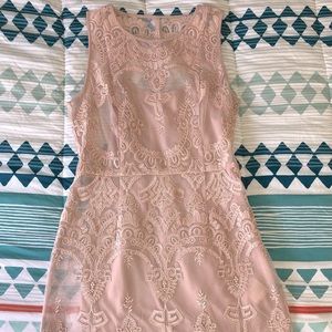 H&M Divided Blush Pink Lace Dress